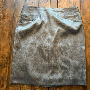 Anne Klein Women's Size 8P  Grey 21” Pencil Skirt